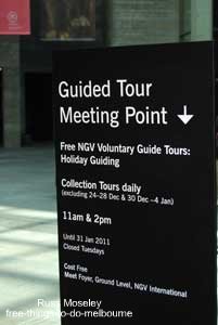 NGV guided tour meeting point