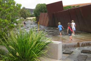 Waterway area to paddle in