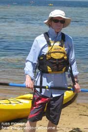Me at a free kayaking event  - I did actually go out on the water!.