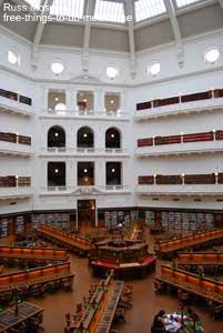 La Trobe Reading Room at the State Library of Victoria