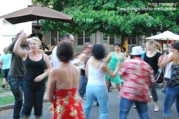 Dancing at Abbotsford Suppermarket