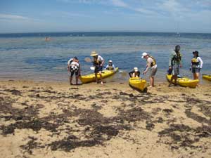 Kayaking at Beaumaris