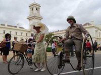 Bicycling at Government House 