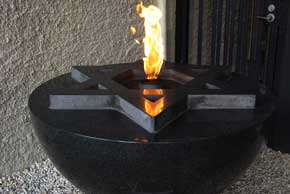 The Eternal Flame at the Centre
