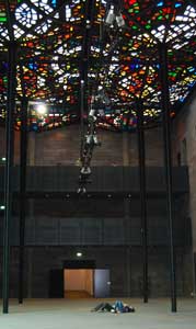 Lie on your back in the Great Hall at NGV International and check out the patterns, shapes etc