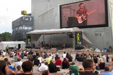 Find the action at Federation Square